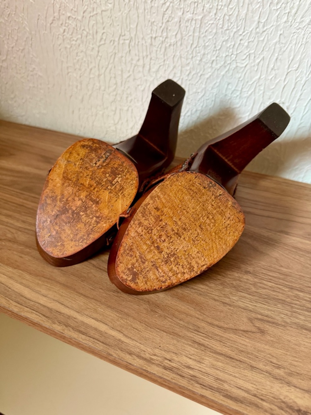 Dior Brown Leather High Heel Mules - Picture 2 of 4